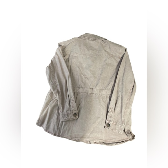 NWT XXL Women's Maurices Long Twill Utility Jacketet in Mauve/Lilac Color - Picture 3 of 6